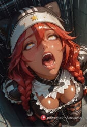 1girl 1girls ai_generated beautiful blush booty busty cleavage curvy cute fanart female fit fit_body fit_female high_quality highres hot hourglass_figure kneeling long_eyelashes lupusregina_beta naked navel nude orgasm orgasm_face parted_lips patreon puffy_lips puffy_nipples rolling_eyes round_ass round_breasts round_butt screaming screaming_in_pleasure sexy slim_waist squirting stomach tears thick thick_ass thick_legs thick_thighs thighhighs waifu wet wet_body wide_hips