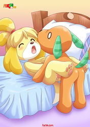 animal_crossing anthro_penetrating ass bbmbbf biskit blush breasts canine closed_eyes cum cum_in_pussy cum_inside female fur fur34 furry isabelle_(animal_crossing) male male/female nintendo open_mouth palcomix penis pussy sex straight tagme tongue vaginal_penetration vaginal_sex video_games