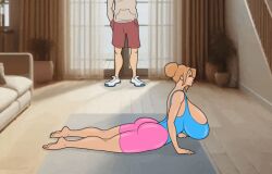 1girls animated big_ass big_breasts big_thighs breasts breasts_bigger_than_head cassie_cannons curvaceous curvy curvy_figure digital_media_(artwork) female gif hips hourglass_figure huge_ass huge_breasts huge_thighs hyper_breasts large_ass large_breasts large_thighs legs light-skinned_female light_skin massive_breasts mature mature_female meet_'n'_fuck_games meet_and_fuck slim_waist thick thick_hips thick_legs thick_thighs thighs thighs_bigger_than_head voluptuous waist wide_hips wide_thighs yoga