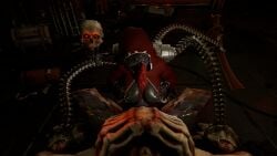 3d adeptus_mechanicus alien alien_genitalia big_boobs big_breasts big_cock big_dick big_penis boobs clothed clothed_sex clothing cock cock_worship cyborg cyborg_girl debris dick grey_body hands_on_breasts holding_object kissing kissing_penis kissing_penis_tip lifted_mask male male/female male_pov mask masked_female mechanical mechanical_arm mechanical_tentacles oc original_character paizuri pink_eyes pov pov_blowjob pov_male red_dress robe robotic_arm ruins self_upload servo-skull somopal_(artist) tagme tentacle tentacles titfuck titjob tits tits_out tyranid voluptuous voluptuous_female warhammer_(franchise) warhammer_40k weapon