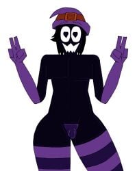big_ass black_hair dark-skinned_femboy dark-skinned_male dark_body dark_skin double_peace_sign double_v evadare eyebrows eyebrows_visible_through_hat femboy gloves google_canvas hat heart-shaped_pupils heart_eyes incredibox incredibox_mod jacko_(incredibox) long_gloves looking_at_viewer no_nipples original_art original_artwork peace_sign plain_background purple_clothing shiny_skin small_penis solo solo_femboy solo_focus solo_male staring_at_viewer striped_thighhighs thick_thighs thighhighs thong v_sign white_background white_eyes white_mouth witch_hat