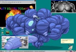 2d 2d_(artwork) anthro biceps big_balls big_biceps big_muscles big_nipples big_pecs cartoony df43_(artist) dog furry huge_balls huge_biceps huge_muscles huge_pecs hyper hyper_balls hyper_biceps hyper_muscles hyper_pecs hyper_penis male male_only massive_muscles nipples pecs penis poodledoodles rompinpomps toony