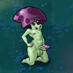 1boy 2d 2d_animation accurate_art_style animated arm_on_hip balls balls_on_feet ballsack cock dick femboy flora_fauna foreskin fungi_fauna fungi_humanoid fungus hiding holding_penis huge_balls loop looping_animation male male_only mushroom_humanoid pale_skin penis phimosis plant_humanoid plants_vs_zombies presenting_anus presenting_ass presenting_penis purple_nipples purple_penis scared scaredy-shroom_(pvz) shy skinny_male solo spotted_body spotted_skin sweating twink uncircumcised unretracted_foreskin waneczka228