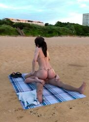 3d ai_assisted audio beach bikini bikini_aside cowgirl_position daz_studio eye_contact feet female foot_fetish foot_focus holding_hands lara_croft lara_croft_(survivor) legs lewdfinity moaning nipples panties panties_aside penis pov pussy sex sitting tagme toes tomb_raider tomb_raider_(survivor) vagina video
