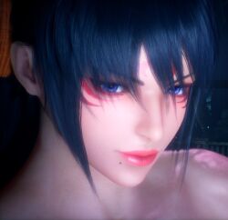 1girls breasts kunimitsu kunimitsu_ii namco nude nude_female ponytail shoulders solo tekken tekken_8