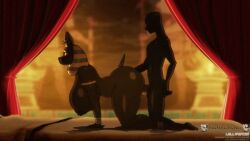 1boy 1boy1girl 1girls ambiguous_fluids ambiguous_penetration animated anthro_on_human anubian_jackal anubis areolae ass balls bed big_ass big_breasts big_butt big_nipples breasts breath butt canid canine canis deity doggystyle egyptian egyptian_female female firelight genital_fluids gif goddess headdress huge_ass huge_breasts huge_butt human human_on_anthro hyper hyper_breasts jackal jewelry lollipopcon loop looping_animation male male/female nipples penis royalty sex short_playtime shorter_than_10_seconds side_view tail thick_thighs torch wide_hips