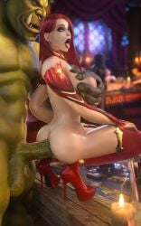 2026 3d adult adult_female ahe_gao ahegao anal anal_insertion anal_penetration anal_sex areola ass_focus background_characters big_ass big_breasts blizzard_entertainment blue_eyes boobs breasts dominant_male dripping dripping_precum earrings exposed_breasts exposed_nipples exposed_pussy female female_focus fit fit_body fit_female from_behind grabbing grabbing_breasts groping groping_breasts hand_on_leg hand_on_thigh high_heels jewelry large_ass large_breasts light-skinned_female light_skin lina_emberheart lipstick long_hair looking_at_viewer looking_back_at_viewer lost_bet makeup mature mature_female mature_woman on_table orc orc_(warcraft) orc_male platform_heels precum red_hair smile smiling smiling_at_viewer spread_legs squatting stockings submissive_female table thick_thighs thighs tongue_out warcraft wet woman world_of_warcraft zentaeron