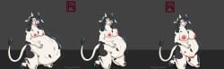 absurd_res ambiguous_gender anthro belly big_belly bovid bovine cattle furminko27 hi_res huge_belly hyper hyper_belly mammal pregnant rumbling_stomach solo