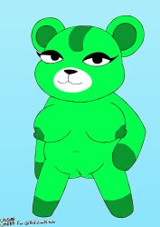 fan character from animal crossing by unsureumbra