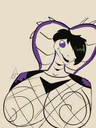 artist_request big_breasts breasts cleavage female furry huge_breasts hypnosis nipples tagme