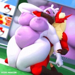 1girls 3d 3d_animation ambiguous_penetration animated antennae_(anatomy) anthro anthro_on_anthro anthro_penetrated anthro_penetrating anthro_penetrating_anthro arm_grab asphyxiation big_breasts black_body black_feathers blaziken blonde_hair blue_eyes bouncing_breasts breasts chokehold choking chubby chubby_female digital_media_(artwork) duo eye_contact feathers feet female female_penetrated generation_3_pokemon generation_6_pokemon gif goodra green_body green_cheeks green_eyes hair huge_breasts interspecies kasdaq kneeling kneeling_sex looking_at_another looking_back loop male male/female male_penetrating male_penetrating_female muscular muscular_arms nintendo nipples open_mouth outside overweight overweight_anthro overweight_female penetration pokemon pokemon_(species) purple_antennae purple_body purple_nipples red_body red_feathers rough_sex sex short_playtime talons thrusting toes yellow_body yellow_feathers