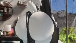 1girls anthro ass ass_focus ass_jiggle ass_shake assjob black_and_white_fur furry hot_dogging tagme teasing teasing_with_butt twerk twerking twerking_on_dick twerking_on_dildo video vrchat