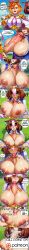 1boy 1girl 2026 2d 2girls :3 absurd_res absurd_resolution absurdres ahoge ai_generated alternate_breast_size animal_ears areola_slip armor artist_name between_breasts blush breast_focus breasts breasts_out breasts_squeezed_together brown_hair cape comic crown cum cum_in_mouth cum_on_body cum_on_breasts cum_on_hair ear_piercing ear_ribbon ejaculation english_text erection facial fellatio fingerless_gloves futa_with_female futanari gigantic_breasts gloves goonie_bear grass hair_between_eyes hairband head_out_of_frame heart hi_res high_quality high_resolution highres horse_ears horse_girl horse_tail huge_breasts huge_nipples huge_penis image inverted_nipples jewelry large_areolae large_breasts long_sleeves looking_at_viewer meisho_doto_(umamusume) mini_crown multicolored_hair multiple_girls nipples one_eye_closed open_mouth oral orange_hair outdoors paizuri patreon patreon_username penis piercing pink_cape pink_hairband pov pov_crotch puffy_nipples purple_eyes ring short_hair sky smile spanish_text speech_bubble sweat t.m._opera_o_(umamusume) thighhighs thought_bubble twitter_username two-tone_hair umamusume umamusume_pretty_derby uncensored uncensured underwear upper_body veins veiny_penis watermark white_gloves white_hair white_shirt white_thighhighs