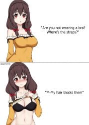 1girls 2d 2d_(artwork) 2d_artwork :o anime anime_character areolae arm_behind_back background bare_belly bare_chest bare_hands bare_hips bare_midriff bare_navel bare_shoulders bare_skin belly belly_button big_boobs big_breasts blank_background blush_face blushing blushing_at_viewer blushing_female braid braided_hair braids breasts brown-haired_female brown_hair busty busty_female busty_girl busty_teen busty_teenager clothes clothes_aside clothes_lift clothes_pull clothes_pulled_aside collarbone conversation dialogue digital digital_art digital_drawing digital_drawing_(artwork) digital_media digital_media_(artwork) drawing dress dress_lift dress_pull elbows embarrassed embarrassed_exposed_female embarrassed_expression embarrassed_female embarrassed_naked_female embarrassed_nude_female embarrassed_underwear_female english english_dialogue english_text exposed_belly exposed_chest exposed_hips exposed_midriff exposed_navel exposed_shoulders exposed_skin exposing exposing_breasts exposing_chest exposing_self eyebrows_visible_through_hair fanart female female_focus female_only fingers flushed flushed_cheeks flushed_face flustered flustered_female hair_between_eyes half_up_braid hand_behind_back hourglass_figure kono_subarashii_sekai_ni_shukufuku_wo! konosuba large_boobs large_breasts lean_figure long_hair looking_at_viewer manga_character midriff monotone_background narrow_waist navel nipples one_color_background open_mouth orange_clothes orange_dress orange_outfit orange_topwear outfit parted_lips plain_background portrait presenting_breasts red-eyed_female red_eyes revealing_breasts scarlet_eyes sephtis shoulders showing_breasts showing_chest slender_body slender_waist slim_female slim_waist solid_color_background solo speaking speaking_to_viewer standing studio_deen talking talking_to_viewer teen_girl teenage_female teenage_girl teenage_tits teenager text tied_hair topwear topwear_aside topwear_lift topwear_pull twintails twintails_(hairstyle) undressing undressing_self upper_body white_background wide_hips young_female young_woman yunyun_(konosuba)