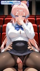 1girls 2026 ai_assisted ai_generated anime blush clothing_aside cock covering_mouth dick female_genitalia genitals genshin_impact hetero hi_res high_quality high_resolution highres long_hair love_making panties panties_aside pantyhose patreon patreon_username penetration penis pussy sangonomiya_kokomi sex sexual_intercourse skirt skypassion stable_diffusion torn_clothes uncensored uncensored_pussy uncensored_vagina underwear vaginal watermark