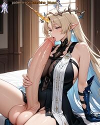 1futa 1futanari 1girl 1girls adult adult_female ai_generated autofellatio bare_shoulders big_breasts big_cock big_dick big_penis black_dress blonde_hair blowjob blowjob_face blue_gloves blue_hair boobs breasts bust busty busty_female busty_girl clothes clothing cock colored_inner_hair dick dickgirl dress elf female fleurdelys_(wuthering_waves) foreskin futa futanari girl gloves halo hand_on_penis handjob horns huge_cock huge_penis kuro_games large_breasts licking_own_penis licking_penis long_hair long_penis machine_muse mature mature_body mature_female multicolored_hair navel oral oral_sex penis penis_in_mouth pointy_ears sexy sexy_body single_horn sitting solo sucking sucking_own_penis sucking_penis tits tongue touching_penis trans trans_woman two-tone_hair uncensored veiny_penis very_long_hair watermark wuthering_waves
