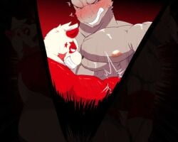 furry tagme tsubasa1110 tsubasa_growth wrestling