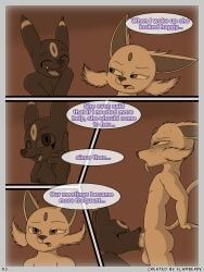 absurd_res anthro anthrofied balls black_body black_fur black_nose blush bodily_fluids breasts canid canine canis comic digital_drawing_(artwork) digital_media_(artwork) duo eeveelution english_text erection espeon estung_venizee_neon_(flamberry) fellatio female flamberry_(artist) flashback forehead_gem fur gem generation_2_pokemon genitals hi_res ibispaint_(artwork) male male/female mammal nintendo nipples nude open_mouth oral oral_penetration penetration penile penis pink_body pink_fur pokemon pokemon_(species) pokemorph sex simple_background smile speech_bubble tail text tongue umbreon unomia_venizee_flare_(flamberry)
