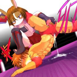furry tagme tsubasa1110 tsubasa_growth wrestling