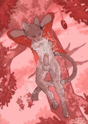 ambiguous_gender anthro background_character balls bodily_fluids bottomless branch clothed clothing cum cum_on_face cum_on_self cumshot ejaculation erection exsys felid feline fur genital_fluids genitals glans grey_body grey_fur group hands-free humanoid_genitalia humanoid_penis in_tree male male/ambiguous male_focus mammal markings on_branch open_clothing open_shirt open_topwear orgasm penis plant shirt shirt_only solo_focus spots spotted_body spotted_fur tail tire tire_swing topwear topwear_only tree trio whiskers