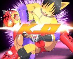 furry tagme tsubasa1110 tsubasa_growth wrestling