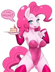 1girls 2015 anthro anthrofied areola arttmadness bimbo blue_eyes blush breasts cake cameltoe cleavage dialogue earth_pony english_text equine female food friendship_is_magic furry holding horse long_hair looking_at_viewer mammal my_little_pony nipples pink_hair pinkie_pie_(mlp) plain_background plate pony pussy see-through solo straight_hair text white_background