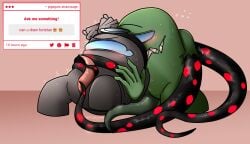 among_us crying dubious_consent fortegreen_(among_us) gay gay_sex green_(among_us) request requested restrained restraints rodamrix tan_(among_us) tear tears tentacle tentacle_bondage tentacle_sex