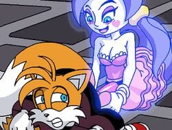 anal animated anthro clothing dboy dildo female fox fur furry furry_tail ghost ghost_girl lah male malesub miles_prower multiple_tails pegging project_x_love_potion_disaster sega sex_toy sonic_(series) strap-on tail tails