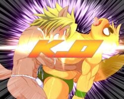 furry tagme tsubasa1110 tsubasa_growth wrestling