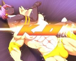 furry tagme tsubasa1110 tsubasa_growth wrestling