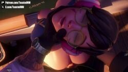 1boy 1girls 3d 3d_animation academy_d.va animated ass breasts breasts_out d.va female female_penetrated from_behind from_behind_position glasses jellyfishjubilee light-skinned_female light-skinned_male light_skin looking_at_viewer moan moaning nipples overwatch penetration pov pov_eye_contact saberwolf8 sex sound sound_effects tagme tits_out toasted_microwave video