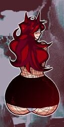1male anna_(the_decay_of_anna) big_ass bulge busty_boy dick freckles oc tagme the_decay_of_anna thick_thighs ykujo