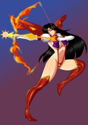 bishoujo_senshi_sailor_moon corruption fairy fairy_wings medium_breasts midriff navel smile story_at_source tagme transformation sailor_mars rei_hino