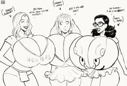 areola_slip cleavage glasses gnashershells hermione_granger huge_breasts katy_perry lindsay_lohan massive_breasts maureen_diccico sydney_sweeney