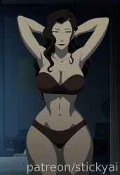 asami sato from avatar: the last airbender by stickyai