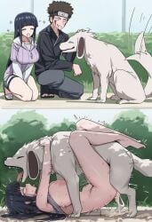 ai_generated akamaru_(naruto) bangs bestiality big_breasts big_nipples canid canine canine_on_human canis cheating domestic_dog dominant_feral female female_on_feral feral feral_dominating_human feral_on_female feral_on_human feral_penetrating feral_penetrating_human fucked_into_submission human_female human_on_feral human_penetrated hyuuga_hinata instant_loss_2koma inuzuka_kiba large_areolae large_breasts male missionary_position naruto naruto_(series) naruto_shippuden pale-skinned_female rqxy sex zoophilia