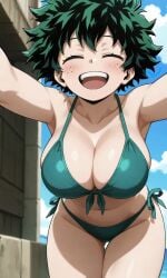 female deku from my hero academia