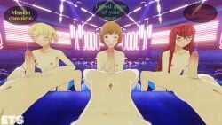 3boys 3girls 3girls3boys aigis_(persona) ass blonde_hair blush breasts breasts_out brown_hair climax closed_eyes couch couch_sex cum cum_on_breasts cum_on_face cum_on_hair dialogue eulathighstraps glasses green_text group_sex makoto_yuki meme meme_reference narukami_yu nipples penis_out persona persona_3 persona_4 persona_5 red_hair red_text ren_amamiya satonaka_chie speech_bubble sumire_yoshizawa text yellow_hair yellow_text
