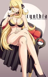 cynthia (pokemon) from nintendo by dmy-gfx
