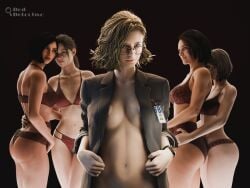 3d 5girls ada_wong ada_wong_(adriana) ashley_graham ashley_graham_(ella_freya) beddetective big_ass big_breasts big_thighs breasts capcom claire_redfield claire_redfield_(jordan_mcewen) clothing curvaceous curvy curvy_figure eyewear female female_only grace_ashcroft grace_ashcroft_(fbi_outfit) grace_ashcroft_(julia_pratt) group harem hips huge_ass huge_breasts huge_thighs human id_card jill_valentine jill_valentine_(sasha_zotova) large_ass large_breasts large_thighs mature mature_female multiple_girls orgy outerwear pale_skin resident_evil resident_evil_2 resident_evil_3 resident_evil_4 resident_evil_9:_requiem slim_waist thick thick_hips thick_legs thick_thighs thighs voluptuous waist wide_hips yuri