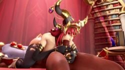 1boy 1girls 3d 69 age_difference alexstrasza animated areolae ass blood_elf breasts dark-skinned_male dark_skin dragon dragon_girl facesitting faithstarfaith femdom gloves high_heel_boots horn interracial interspecies kaminakirei kirara_kitsune licking_pussy milf nipples older_female oral oral_sex penis red_hair restrained sound source_filmmaker stockings sucking sucking_penis tagme video world_of_warcraft