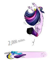 1girls ass equestria_girls female female_only follower_celebration friendship_is_magic milestone_celebration my_little_pony ponut_joe solo tagme twilight_sparkle_(mlp)