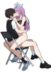 aubrey (omori) from omori by anonymous artist