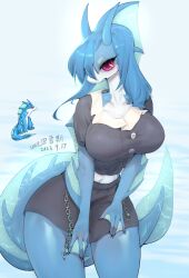 alien anthro ass big_breasts big_butt bikini breasts clothing female hi_res huge_breasts huge_butt hyper hyper_breasts hyper_butt little_butterfly_xhd sea seer_(copyright) solo swimwear two-piece_swimsuit water