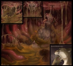 2011 acidic anthro cum internal male mammal masturbation mouse nude open_mouth penis rodent stomach stomach_acid vore