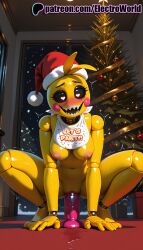 toy chica (fnaf) from christmas by electroworld