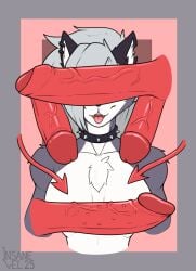 loona (helluva boss) from hellaverse by insane lizard vel