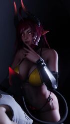 1boy 1girls 3d 9:16 animated big_breasts bra cowgirl_position demon_girl demon_horns female female_focus female_on_top female_penetrated glowing_eyes large_breasts lazyprocrastinator long_hair longer_than_10_seconds no_sound original panties_aside penis_in_pussy red_hair riding riding_penis sex shorter_than_30_seconds sinia succubus tagme vaginal_penetration vaginal_sex vertical_video video