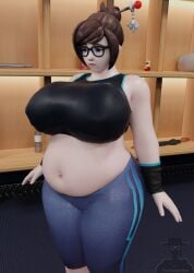 mei (overwatch) from overwatch by theduudeman