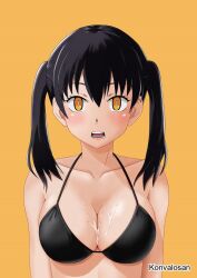 1girls 2d 2d_(artwork) 2d_artwork alternate_version_at_source alternate_version_available bare_arms bare_chest bare_hands bare_midriff bare_shoulders bare_skin big_breasts bikini bikini_only bikini_top black-haired_female black_bikini black_bikini_top black_hair black_string_bikini black_swimsuit black_swimwear blush blush_face blushing_at_viewer blushing_female blushing_lines breasts busty busty_female busty_girl busty_teen cleavage collarbone covered_in_cum covered_in_semen cum_on_another cum_on_body cum_on_breasts cum_on_chest cum_on_upper_body digital digital_art digital_drawing digital_drawing_(artwork) digital_media digital_media_(artwork) enen_no_shouboutai exposed_arms exposed_chest exposed_midriff exposed_shoulders exposed_skin female female_focus female_only fire_force hair_between_eyes half_naked half_nude halterneck high_resolution highres konvalosan kotatsu_tamaki large_boobs large_breasts lean_figure linea_alba lips long_hair looking_at_viewer looking_surprised midriff more_at_source naked naked_female naked_woman narrow_waist nude nude_female nudity open_mouth orange-eyed_female orange_background orange_eyes parted_lips plump_breasts semen_on_another semen_on_body semen_on_breasts semen_on_chest semen_on_upper_body semi_nude shoulders simple_background slender_body slender_waist slim_waist solo standing startled string_bikini surprised surprised_expression surprised_face surprised_look surprised_reaction swimsuit swimwear teen_girl teenage_girl teenage_tits teenager tongue twintails twintails_(hairstyle) upper_body upper_teeth white_pupils young_female young_woman